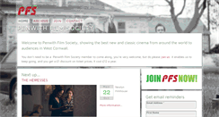 Desktop Screenshot of penwithfilmsociety.co.uk