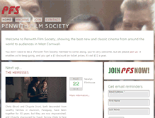 Tablet Screenshot of penwithfilmsociety.co.uk